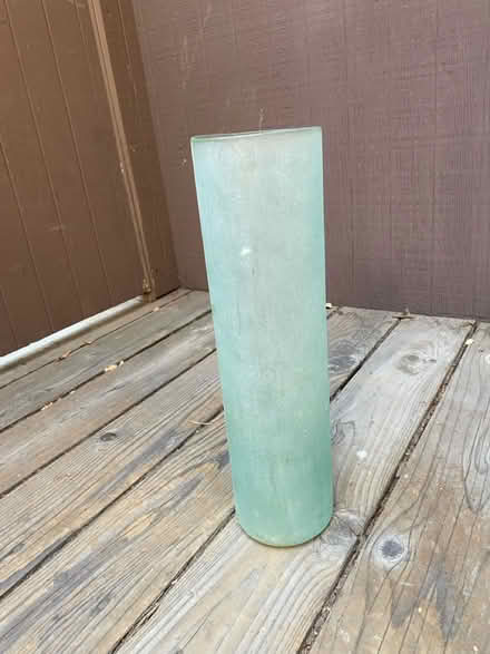 Photo of free Tall, frosted glass vase (Oakmore Oakland) #1