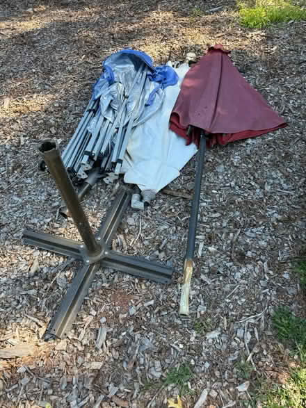 Photo of free Canopy Frames & 2 deck umbrellas (Belle Mead) #1