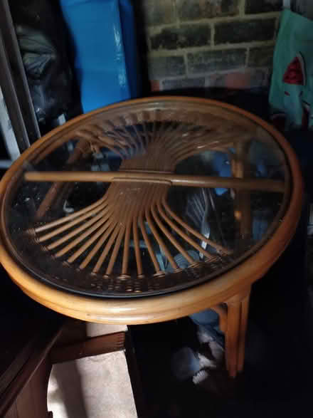 Photo of free Wicker table and 4 chairs (Lathom L40) #3