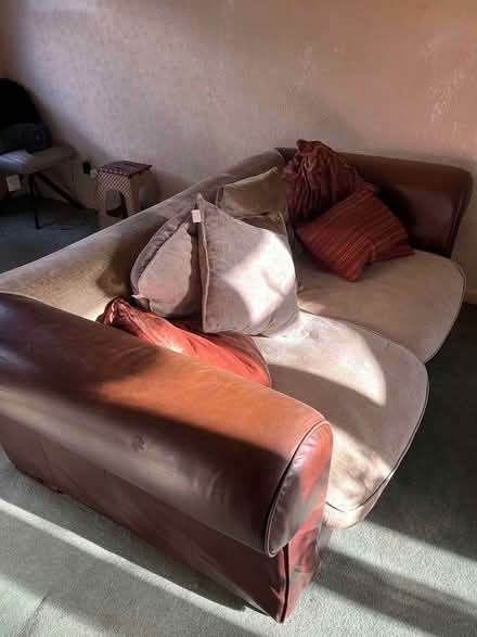 Photo of free Two large sofas (Saddleworth) #2