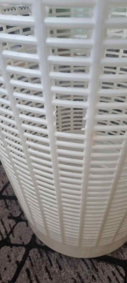 Photo of free White laundry bin (ME12) #2