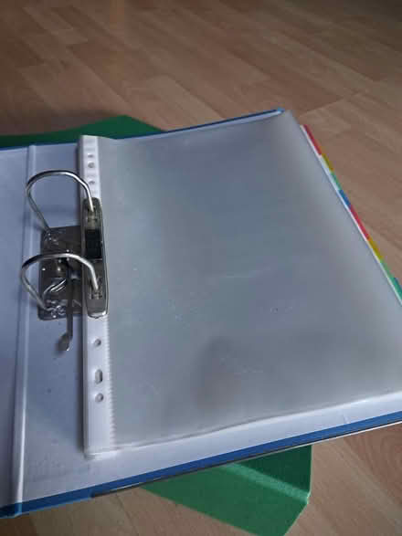 Photo of free Ring binders and plastic sleeves (Botley OX2) #2