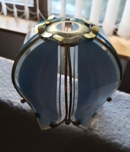 Photo of free Blue glass lamp shade (Burneside LA9) #1