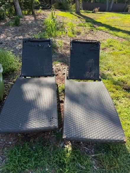 Photo of free Outdoor Wicker Chaise Lounges (Belle Mead) #1