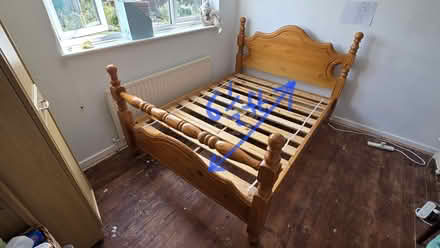 Photo of free Sturdy double bed frame (Worthing road) #3