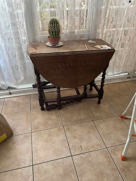 Photo of free Barley Twist gate leg drop leaf table (Speke L24) #3