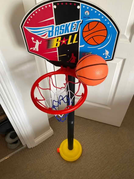 Photo of free Basketball with a stand and basket. (Woodlands TW7) #1