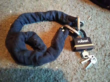 Photo of free Bike lock & chain (Kings Sutton OX17) #1