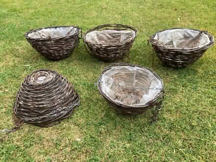 Photo of free Wicker hanging baskets (Greenbank CW8) #1