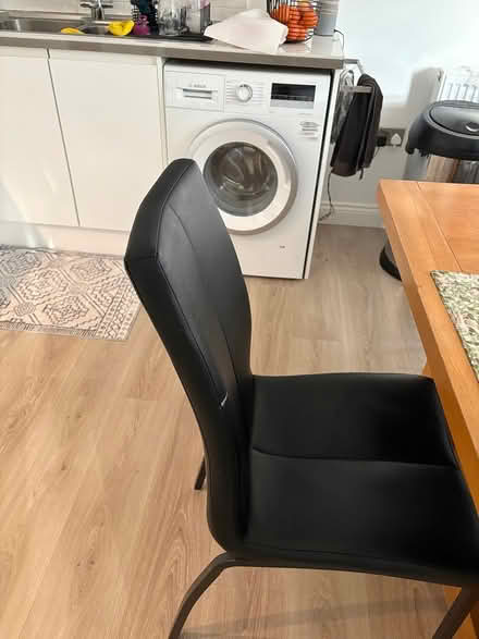 Photo of free 4 Black dinning chairs (Thorndon) #4