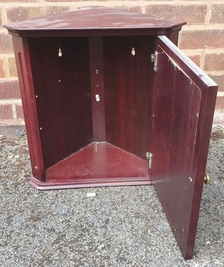 Photo of free Corner cabinet with mirror 32 x 32 W x 49 cm (W x D x H) (Manor Park S2) #1
