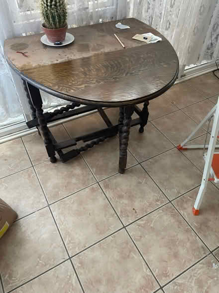 Photo of free Barley Twist gate leg drop leaf table (Speke L24) #2