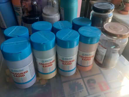 Photo of free Coloured sand art (Muchelney) #1
