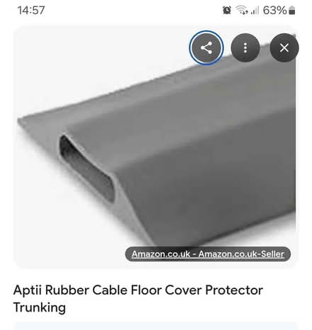 Photo of Rubber Floor Cable Cover (St Nicholas SG1) #1
