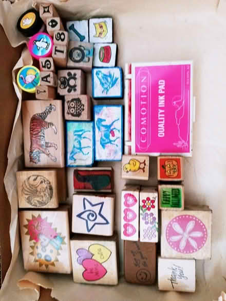 Photo of free Wood Stamps (Monta Vista) #1