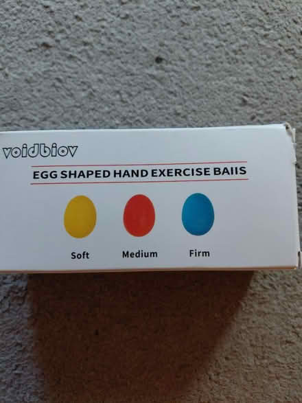 Photo of free Egg shaped hand exercise balls (Reading RG6) #1