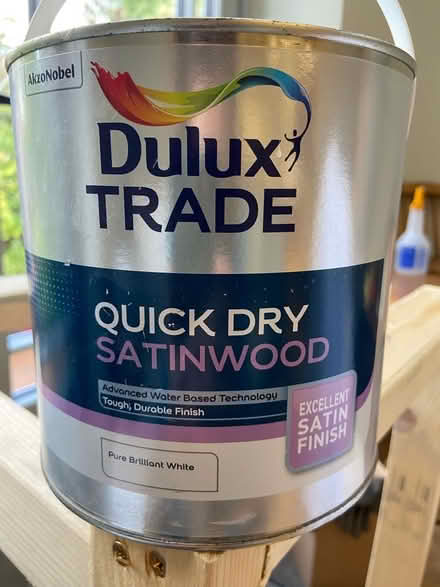 Photo of free White woodwork paint- satinwood quick dry (Watford Heath WD19) #2