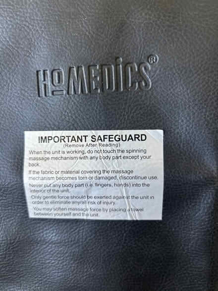 Photo of free Chair massage pad (NW Evanston) #3