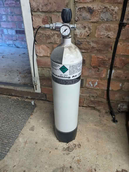 Photo of free Compressed air cylinder (Oaklands nr Welwyn AL6) #1