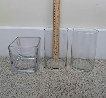 Photo of free 3 glass vases (Baltimore) #1