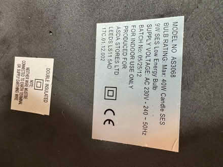 Photo of free desk lamp (Liverpool 14) #3