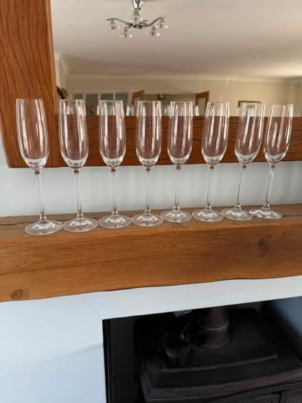 Photo of free 8 champagne flutes (Hatfield Peverel) #1