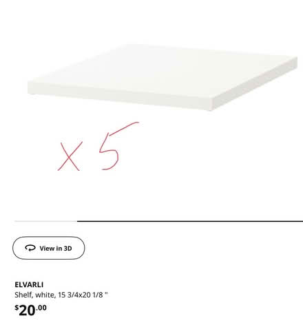 Photo of free IKEA ELVARI shelving unit (Greenwood) #4