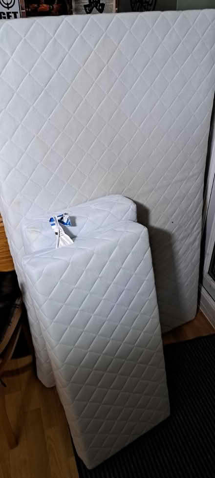 Photo of free Cot bed/single mattress (Anstey LE7) #1