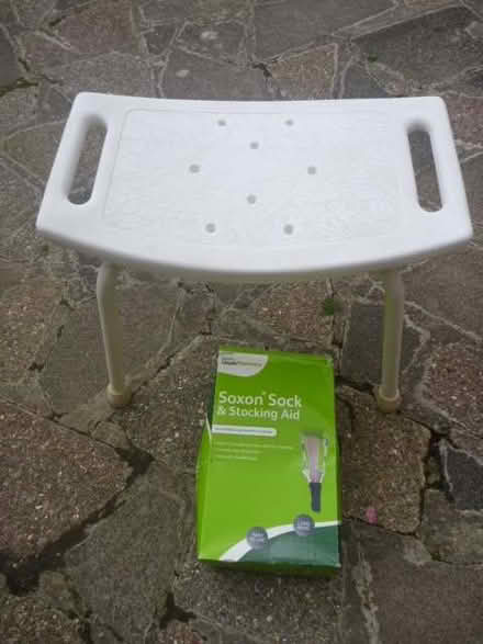 Photo of free Shower stool & Elderly Mobility Aid for Socks (Bracknell Forest RG12) #1
