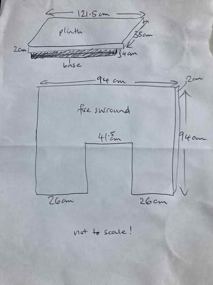 Photo of free Marble fire surround and hearth (TN39 North Bexhill) #3