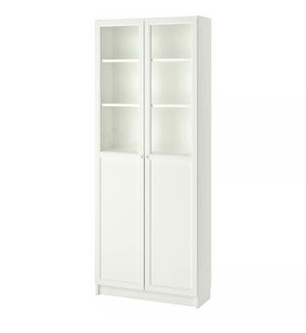 Photo of White IKEA bookcase with doors (Etobicoke) #1
