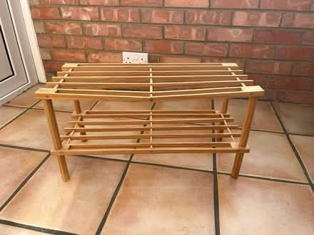 Photo of free Wooden shoe rack (North Hinksey OX2) #1
