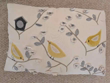 Photo of free Dunelm bird cushion (Hornby LA2) #1