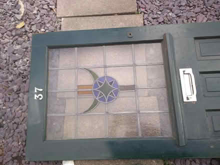 Photo of free Stained glass 1930s front door (Bolehill DE4) #1