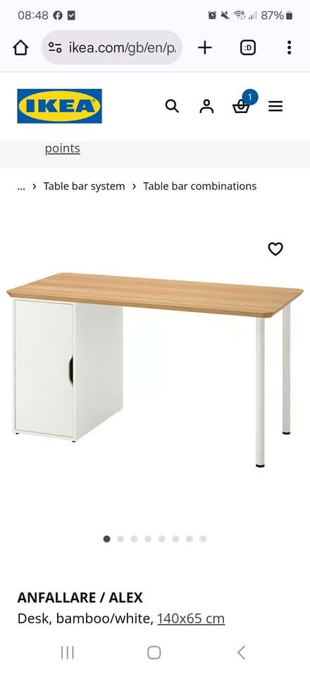 Photo of free Ikea Alex desk (West Norwood SE27) #1