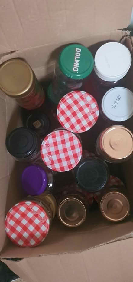 Photo of free Box of assorted jars (Clun) #1