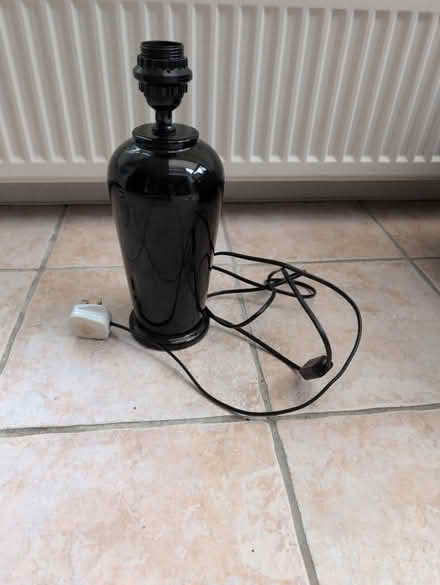 Photo of free Black ceramic table lamp (Worcester - WR5) #1