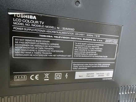 Photo of free Toshiba 32" LCD tv (Brentwood CM13) #4