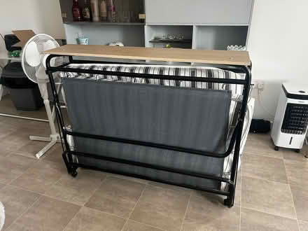 Photo of free Small double fold up guest bed (Rotherham S60) #1