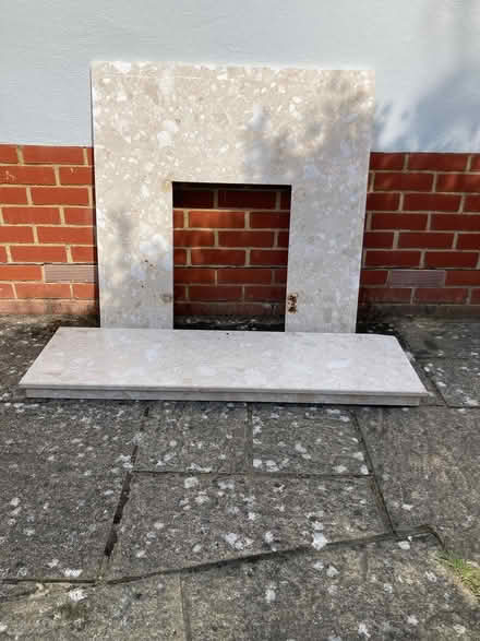Photo of free Marble fire surround and hearth (TN39 North Bexhill) #1