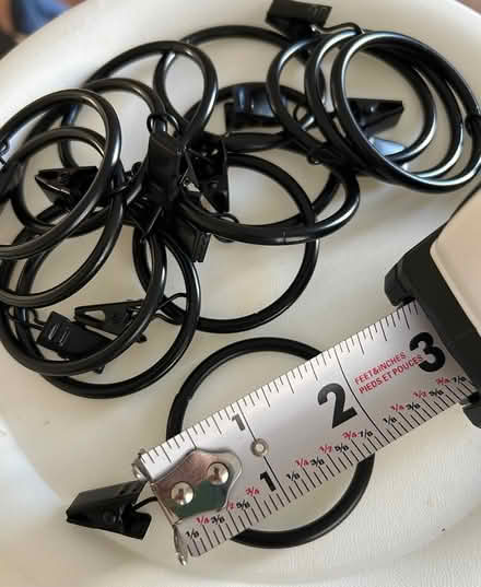 Photo of free Curtain Rings w/ clips (14) (Hunt Club/Conroy area) #1