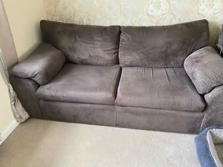 Photo of free Jumbo cord sofas 2 & 3 seaters (Alvescot OX18) #3
