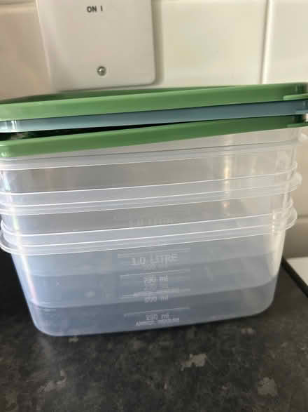 Photo of free 3 new Tupperware boxes (ware SG12) #1