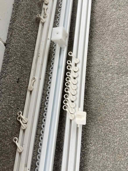 Photo of free 6 plastic curtain rails (Ferry Landing NE43) #2