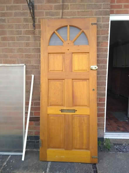 Photo of free Front Door with all door furniture (Bolehill DE4) #1