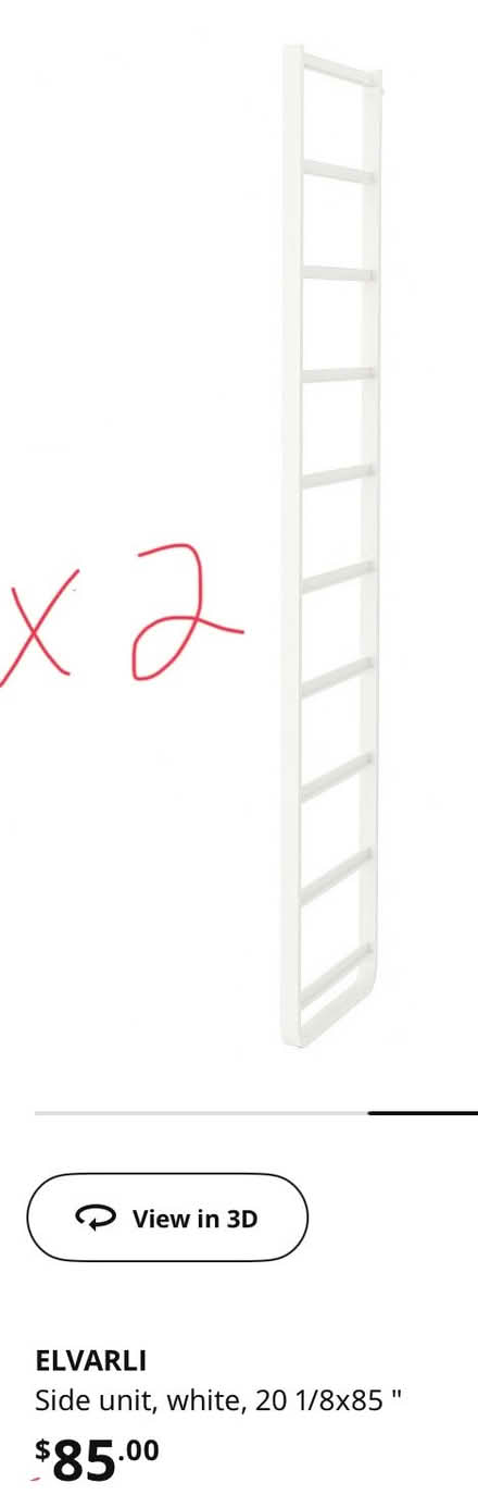 Photo of free IKEA ELVARI shelving unit (Greenwood) #3