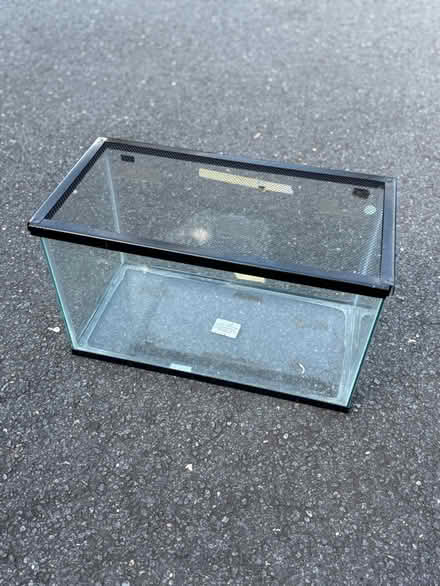 Photo of free Glass Terrarium with Mesh Lid (Belle Mead) #1