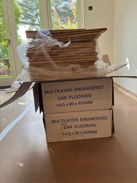 Photo of free Engineered flooring, 3-4 packs plus offcuts. (Teddington TW11) #2