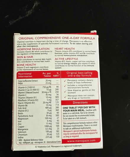 Photo of free Menopace (Northolt) #2