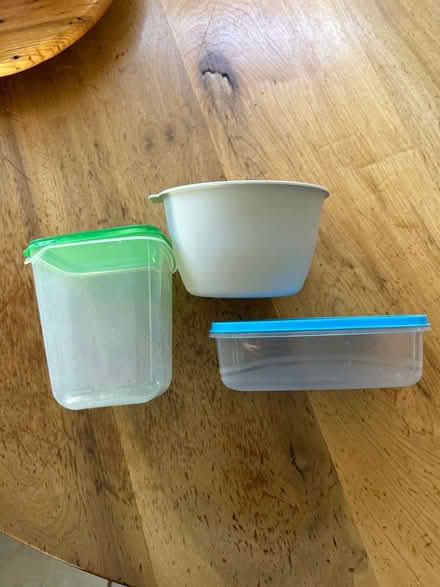 Photo of free 3 misc Tupperware containers (NW Evanston) #2